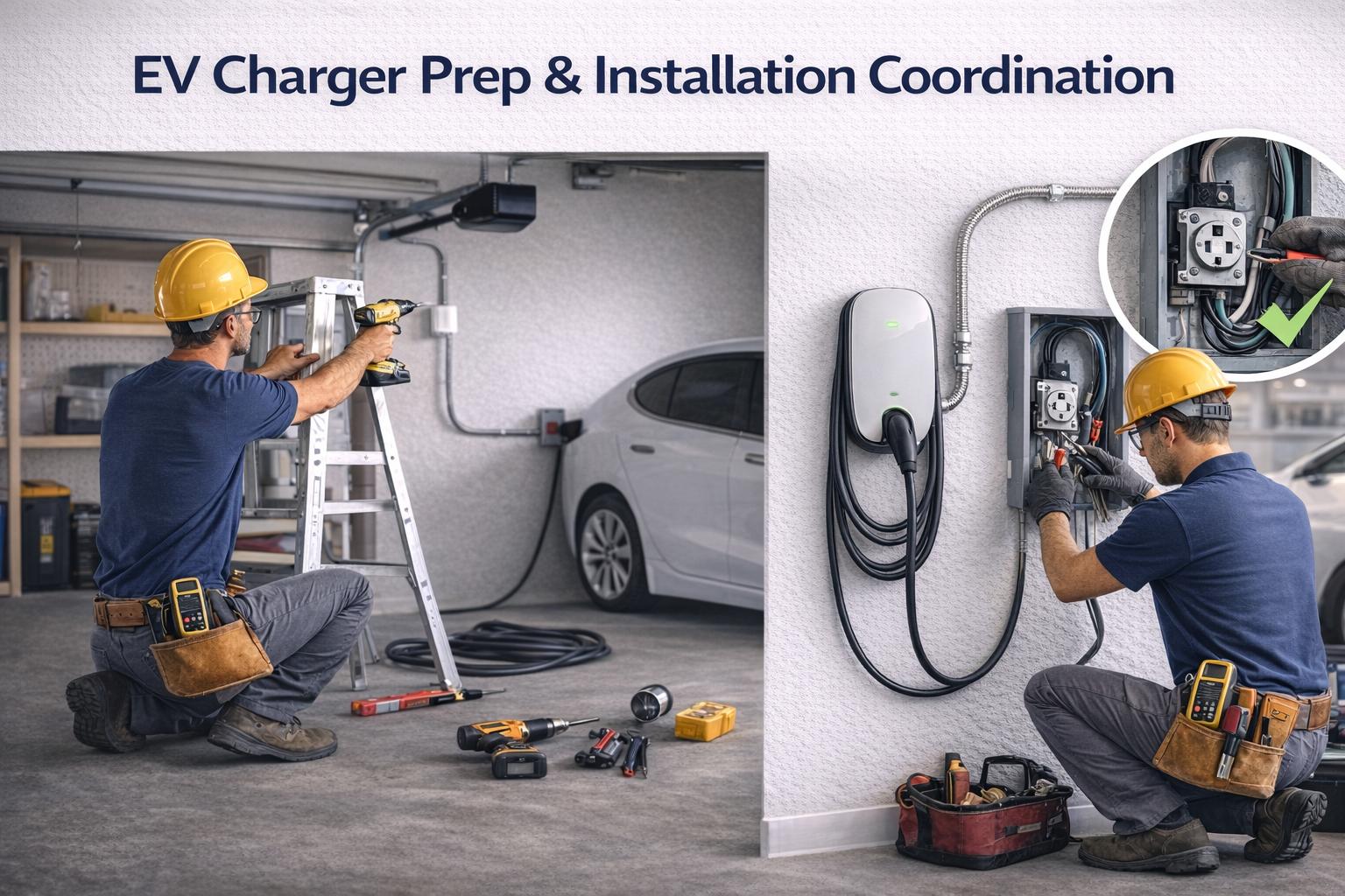 EV Charger Prep & Installation Coordination