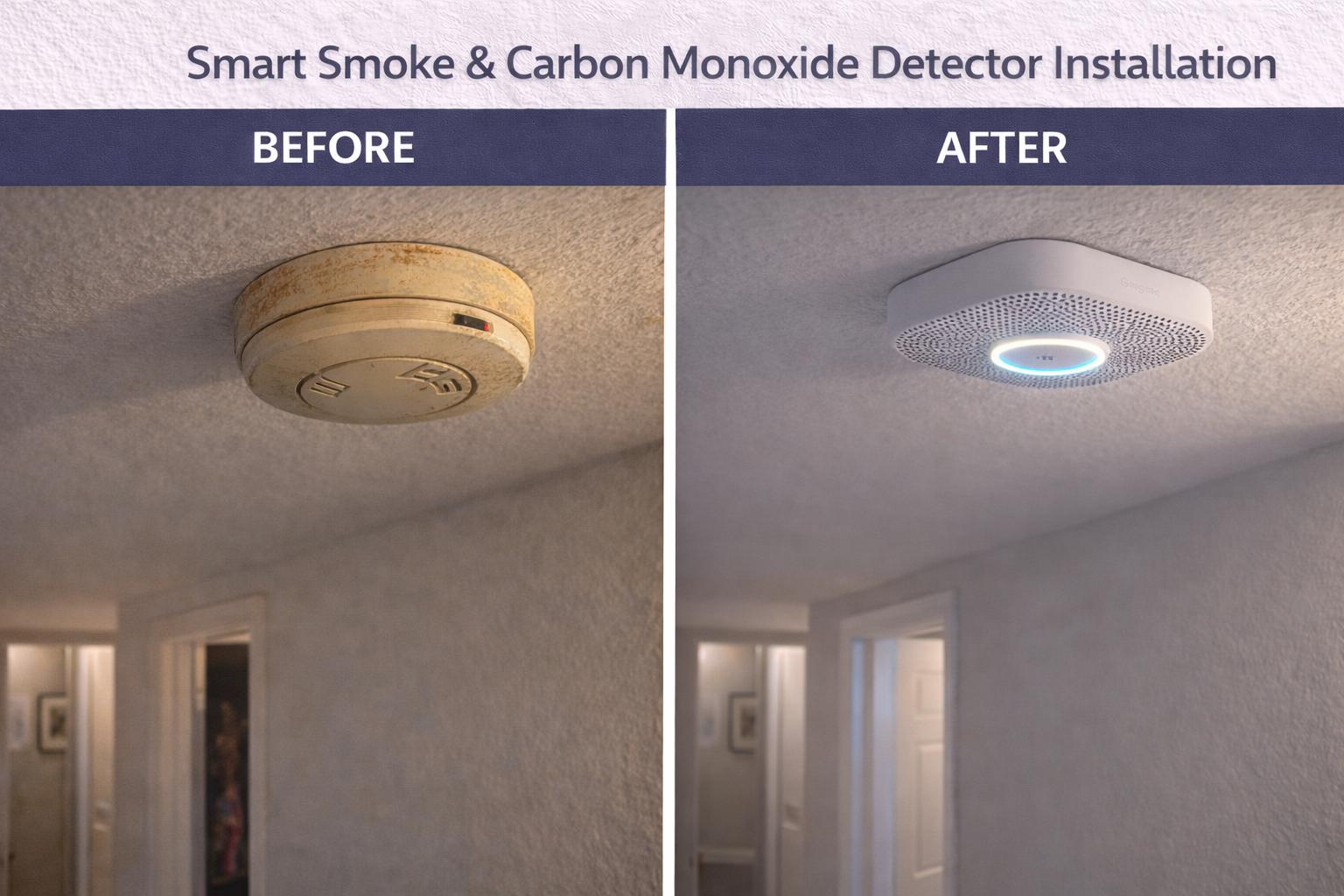 Smart Smoke & Carbon Monoxide Detector Installation