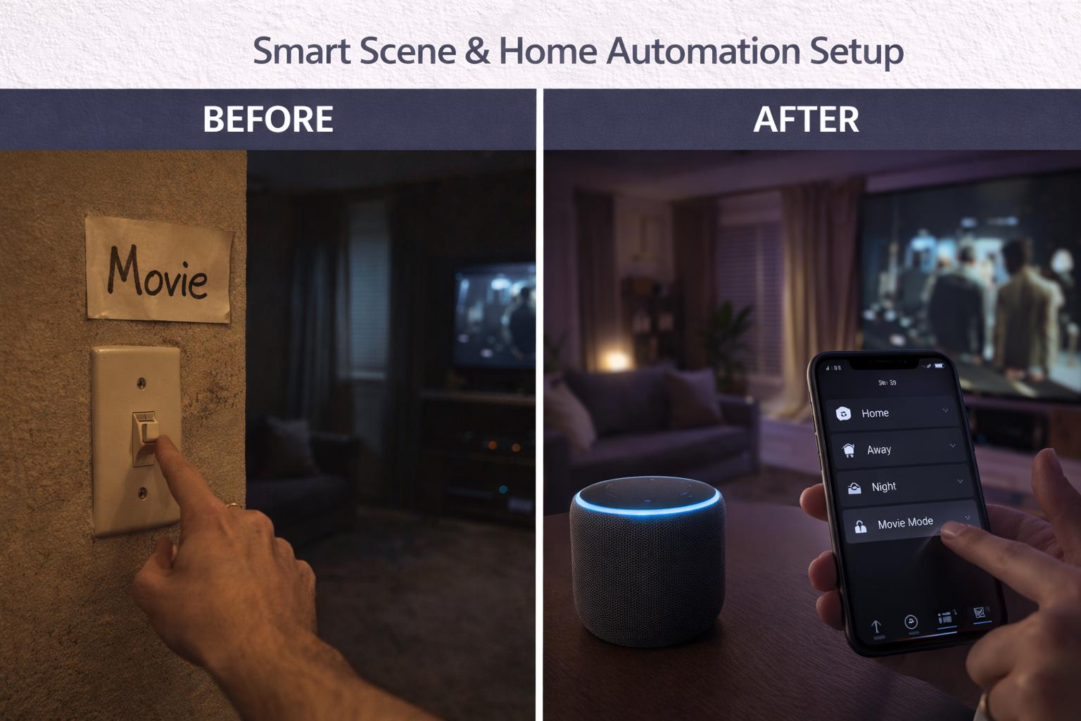 Smart Scene & Home Automation Setup