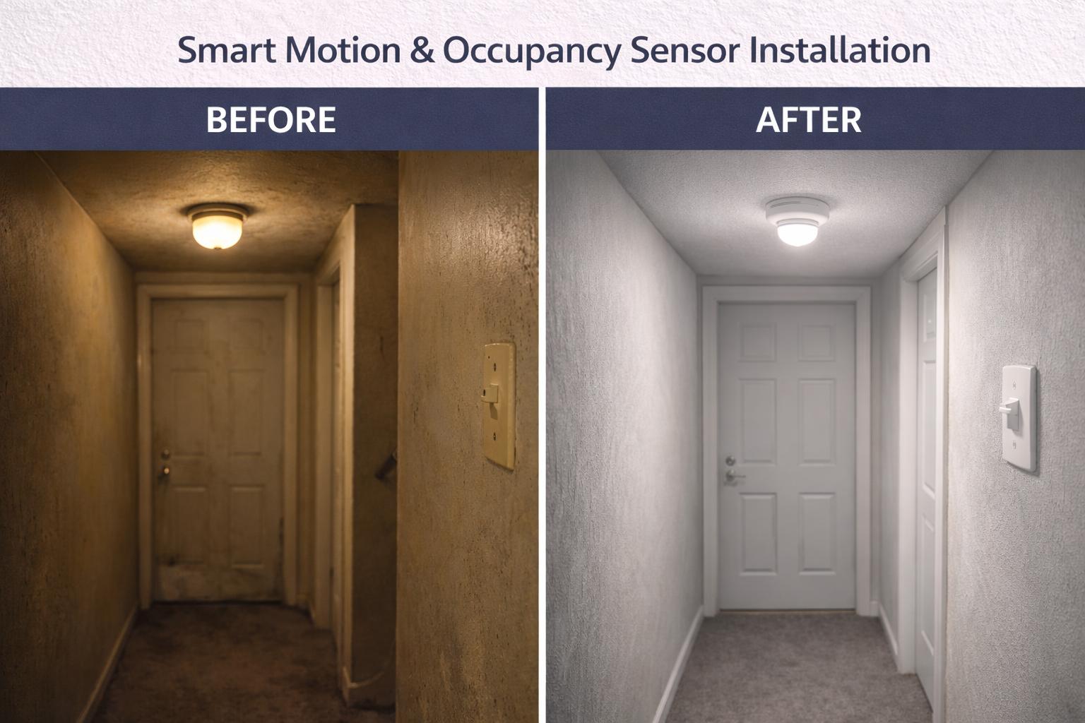 Smart Motion & Occupancy Sensor Installation